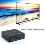 iVOOMi 4K HDMI 2 Port Splitter | 1in2 Out – 1 Port to 2 Display Duplicate/Mirror – Supports 4Kx2K@30Hz 1080P 3D 3840 2160 for Xbox PS4 Sky Box | DVD Player | Power Adapter Inlcuded | 1 year Warranty - Image 3