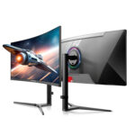 34-Inch Frameless Ultra Wide Curved Monitor (Black, 165Hz)