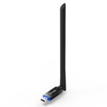 Tenda U10 AC650Mbps Dual-Band WiFi Dongle, Wireless USB Adapter, 433Mbps (5GHz) + 200Mbps (2.4GHz), 6dBi Internal Antenna, MU-MIMO, Soft AP Mode