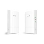 Tenda O1-5G Outdoor CPE Pre-Configured 2-Pack, Wireless Bridges, 5.8GHz, 867Mbps, Point-to-Point Wi-Fi, 1KM Long Range