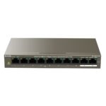 Tenda TEF1110P-8-102W 10 Port PoE Switch, 8-Port 10/100Mbps +2 Gigabit With 8-Port PoE