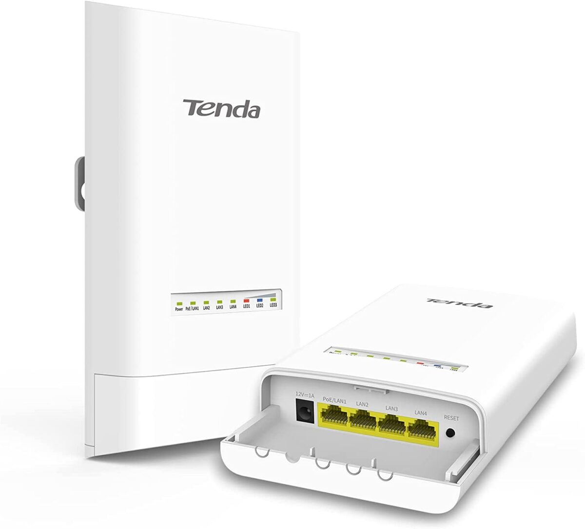 Tenda OS3 5GHz 11AC 867Mbps Long Range Smart Manage Outdoor CPE, 12dBi, 5km+|Point to Point Wireless Bridge| Four Fast Ethernet Ports - Image 1