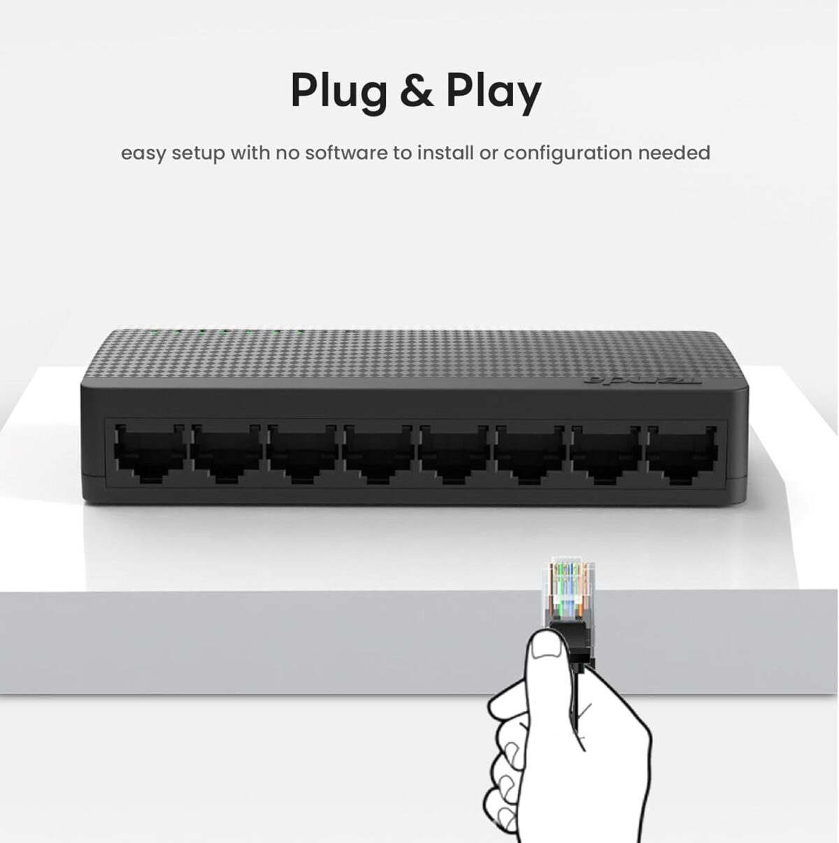 Tenda SG108M, 8 Port Gigabit Switch, Unmanaged Home Ethernet Switch, Office Ethernet Splitter - Image 7