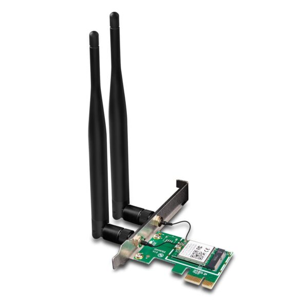 Tenda E12 AC1200 PCI Wireless Dual Band Network Card, 867Mbps 5GHz and 300Mpbs 2.4GHz