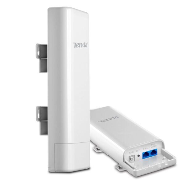 Tenda O3 2.4GHz N150 Long Range Smart Manage Outdoor CPE | 12dBi, 5km+|Point to Point Wireless Bridge | Fast Ethernet PoE Ports