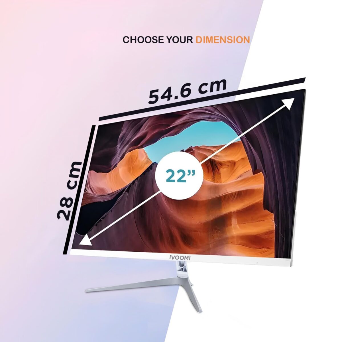 iVoomi 54.6 cm (22inch) Full HD LED Backlit IPS Panel Monitor (L1703HDE) - Image 3
