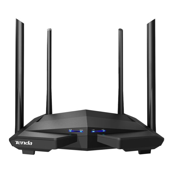 Tenda AC10 AC1200 Wireless Smart Dual-Band Gigabit WiFi Router, MU-MIMO, 4 Gigabit Ports