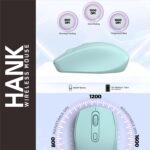 iVOOMi Hank wireless Mouse | 2.4Ghz | 1600 DPI | range 15 meter | On/Off switch | Single Battery 1*AA | Longer working time | Nano receiver | optical Plug & Play | Win/ iOS/ Linux | 1 Year Warranty - Image 3