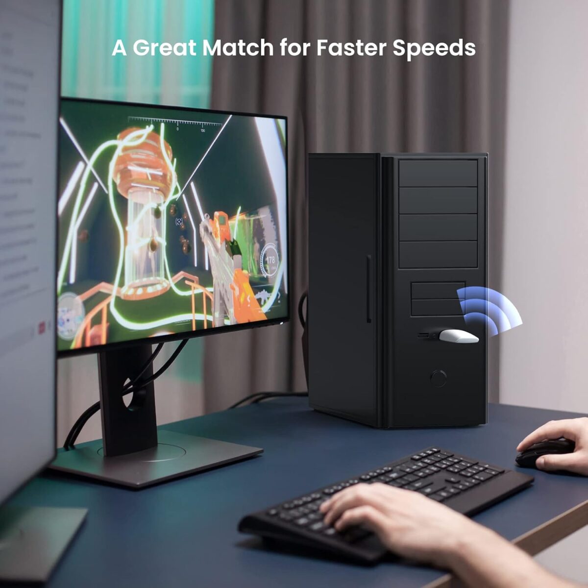 Tenda U18 AX1800 Wi-Fi 6 Dual Band USB 3.0 Wireless Adapter for PC Laptop Desktop - Image 3