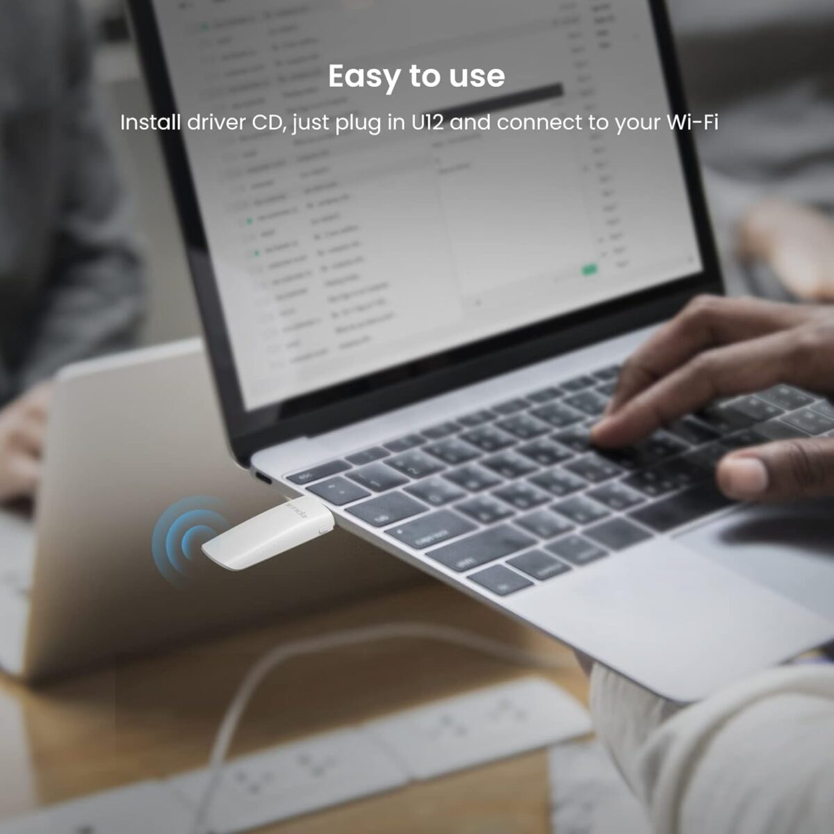 Tenda U12 AC1300 Dual-Band Wireless Wi-Fi USB 3.0 Adapter, 256-QAM - Image 7