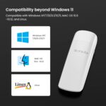 Tenda U12 AC1300 Dual-Band Wireless Wi-Fi USB 3.0 Adapter, 256-QAM - Image 8