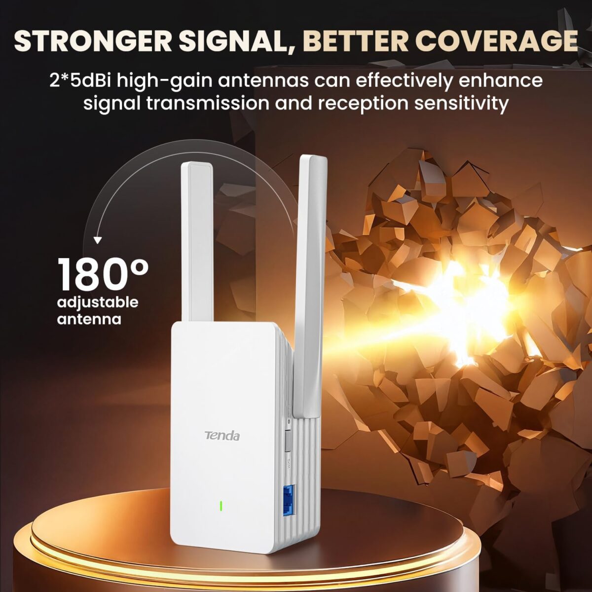 Tenda AX1500 WiFi 6 Range Extender, WiFi Signal Booster for Home Up to 1500sg.ft and 30+ Devices - Image 8