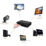 TENDA-SG105 5-Port 10/100/1000Mbps Ethernet Switch | Small & Smart | Plug and Play - Image 3