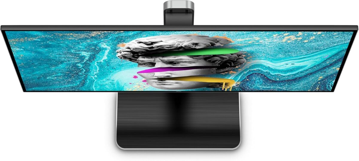 AOC U27U2DP 27" 4K Frameless Monitor, UHD 3840 x 2160, KVM, RJ45, USB-C Docking, Height Adjustable Stand - Image 3