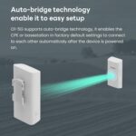 Tenda O1-5G Outdoor CPE Pre-Configured 2-Pack, Wireless Bridges, 5.8GHz, 867Mbps, Point-to-Point Wi-Fi, 1KM Long Range - Image 3