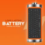 IVOOMI Zoox Black Wireless Keyboard & Mouse Set, 2.4 ghz/Dual Bluetooth 5.0 and 1600DPI, BIS Approved, Multimedia Keys with Rupees Key, on/Off Switch, Win/Mac/Linux/Android 1 Year Warranty - Image 3