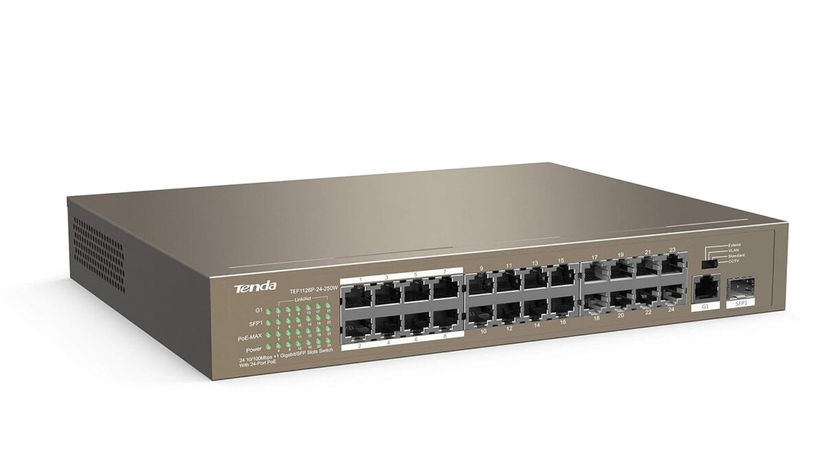 Tenda TEF1126P-24-250W 24-Port Gigabit/SFP Slots Switch with 24-Port PoE - Image 5