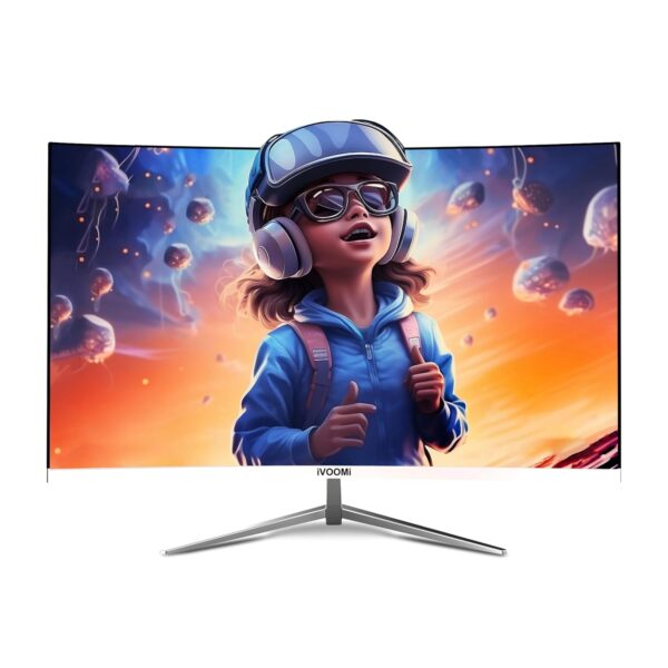 iVOOMi 29" Flat LED Monitor (73.66cm) with in-Built Speaker, 21:9 Ratio, VGA & DP Port, Refresh Rate 100 Hz with 2560 x 1440 Pixels, Bezel-Less Design, Flicker Free, Eye Care Features 3 Years Warranty
