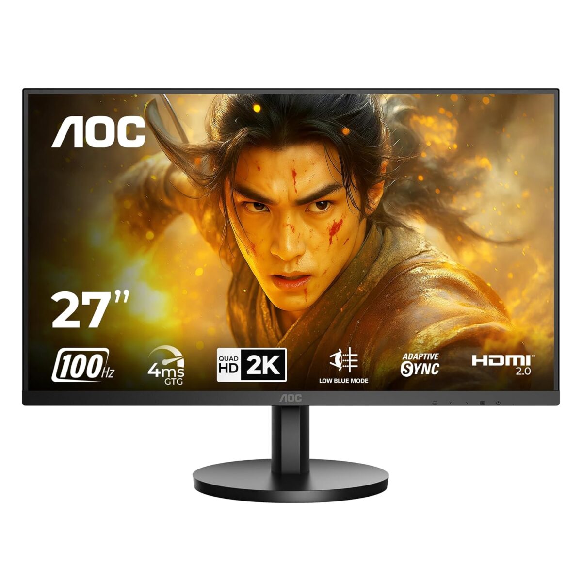 AOC Q27B3M2 Gaming Monitor 27 inch 2560 x 1440 QHD VA, 100Hz Refresh Rate - Image 1