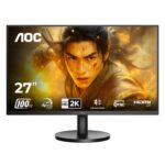 AOC Q27B3M2 Gaming Monitor 27 inch 2560 x 1440 QHD VA, 100Hz Refresh Rate