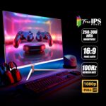iVOOMi 27" Flat LED Monitor (68.58cm) with in-Built Speaker, BIS Approved, Refresh Rate 100 Hz, Bezel-Less Design, Flicker Free, VGA & HDMI Port, Eye Care Features, Best for Gaming - 3 Years Warranty - Image 3