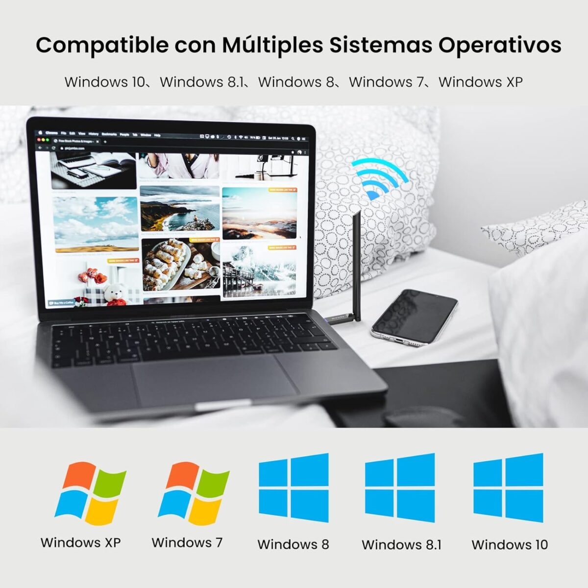 Tenda U10 AC650Mbps Dual-Band WiFi Dongle, Wireless USB Adapter, 433Mbps (5GHz) + 200Mbps (2.4GHz), 6dBi Internal Antenna, MU-MIMO, Soft AP Mode - Image 6