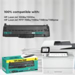 iVOOMi IV-1660A-CH Compatible Toner Cartridge for HPP IV-1660-CH Toner Cartridge for HP Laser Jet 1008a/1008w/MFP1188a/1188w/1188nw/1188pnw/20%Extra Paper Yield/Smudge Free Print/Black - Image 5