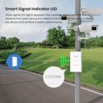 Tenda OS3 5GHz 11AC 867Mbps Long Range Smart Manage Outdoor CPE, 12dBi, 5km+|Point to Point Wireless Bridge| Four Fast Ethernet Ports - Image 5