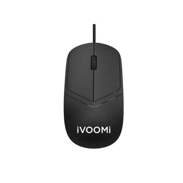 iVOOMi Bold wired Mouse IV-M04 |1000 DPI | Latest Optical sensor | Durable cable, plug & play | Ergonomic design | Compatible IOS, Win, Android |1 year Warranty