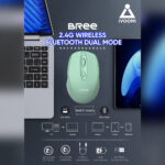 IVooMI Silent CLICK Wireless Mouse: BT 5.0 & 2.4 GHz, rechargeable, On/Off switch, 12m range, adjustable DPI upto 1600, plug-&-play, compatible with MacBooks, Windows, & Android, 1 year Warranty. - Image 5