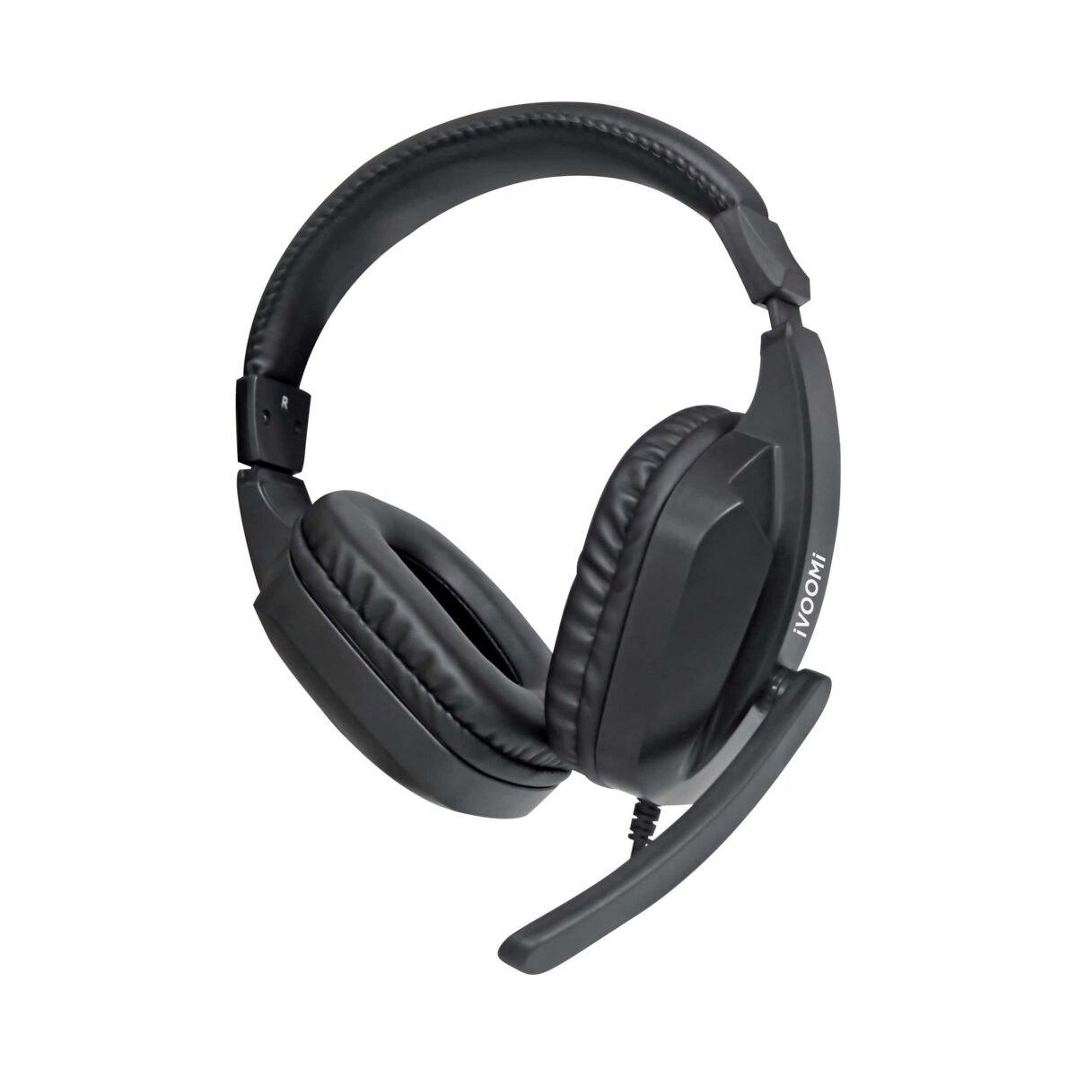 iVOOMi Wired Headphone with Mic | Pure Sound | Long Wire | 40MM Driver | 180cm long cable | Microphone | Volume Control | Extra 2*3.5mm Jack| 1 Warranty - Image 1