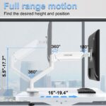 Single Destop Power Arm White IV-ST01W - Image 4
