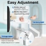Single Destop Power Arm White IV-ST01W - Image 7