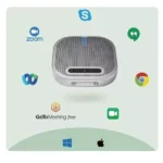 Rapoo CM500 Battery Powered Silver Omnidirectional Speaker Phone - Image 5