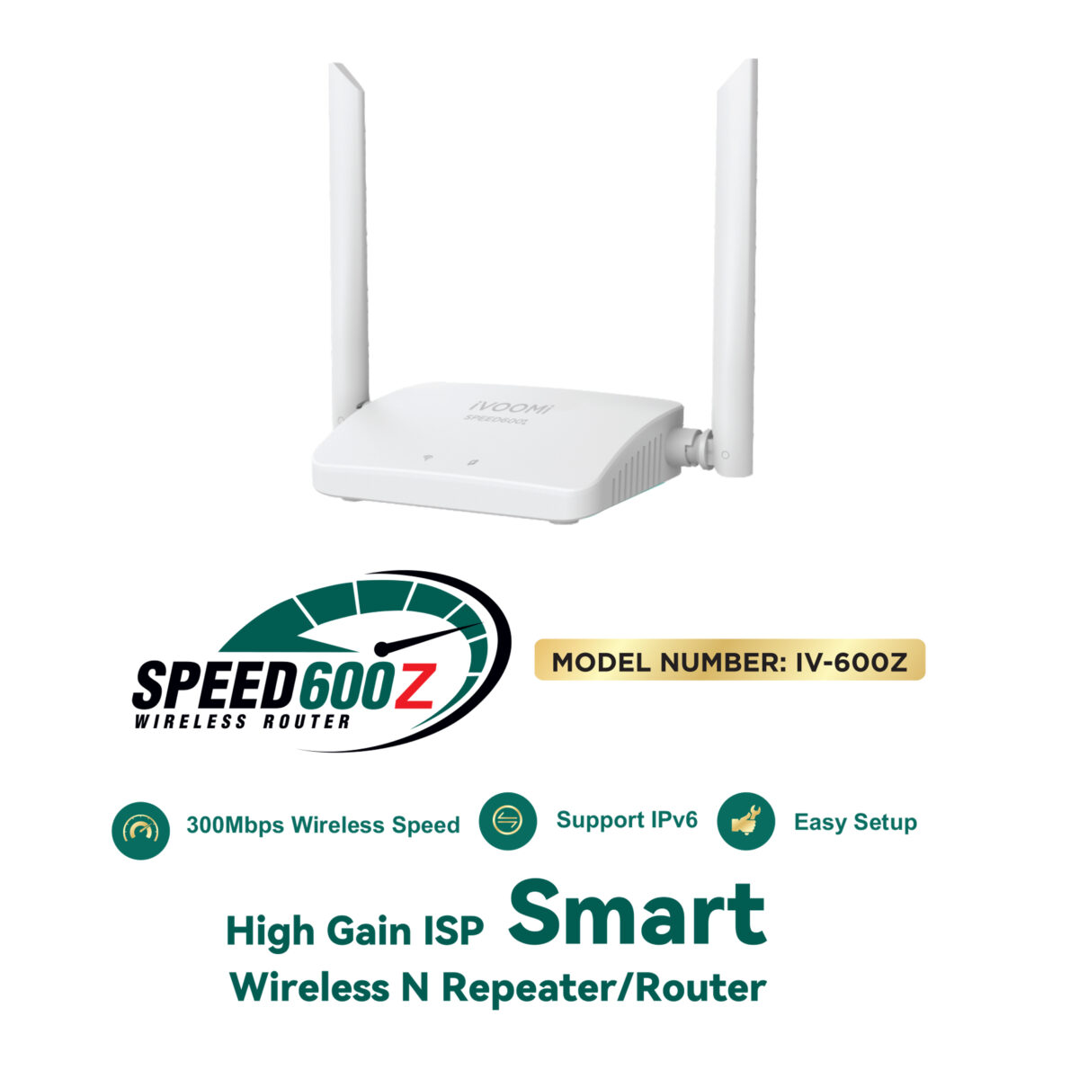 SPEED600Z 2 Antenna Wifi Router/Repeater IV-600Z - Image 2