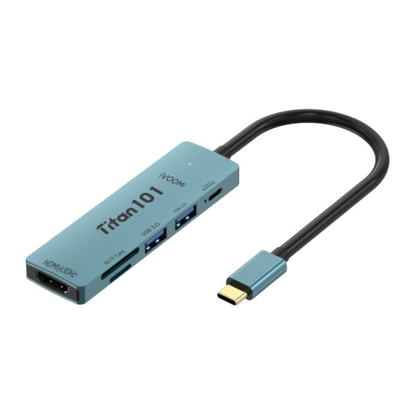 TITAN101 Type-C (7 in 1) PD100W/SD/TF HB14