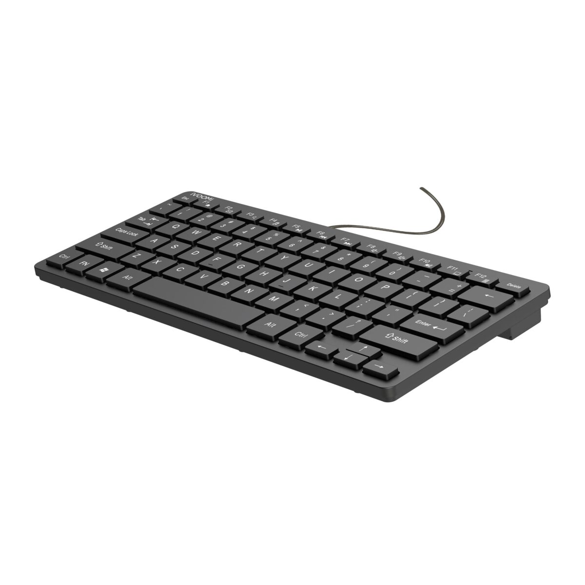 iVoomi Mini Keyboad(VENTOM IV-WU201) Wired USB Laptop-size Multi-device Keyboard Compatible with Desktop, Laptop, Mac Easy to Use,Plug and Play,Quick, Comfy Durable body - Image 4