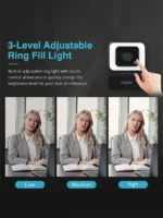RAPOO C270L 2 HD Webcam with Built-In Microphone USB Connectivity - Image 4