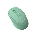 IVooMI Silent CLICK Wireless Mouse: BT 5.0 & 2.4 GHz, rechargeable, On/Off switch, 12m range, adjustable DPI upto 1600, plug-&-play, compatible with MacBooks, Windows, & Android, 1 year Warranty.